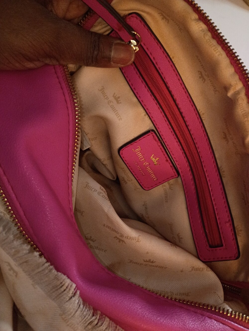 Hot Pink Juicy Couture Handbag Purse - Picture 6 of 12